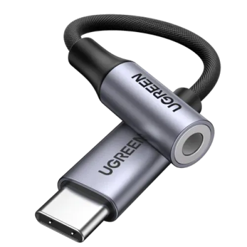 UGREEN AV142 USB Type-C to 3.5mm Female Cable Converter 10CM #30632